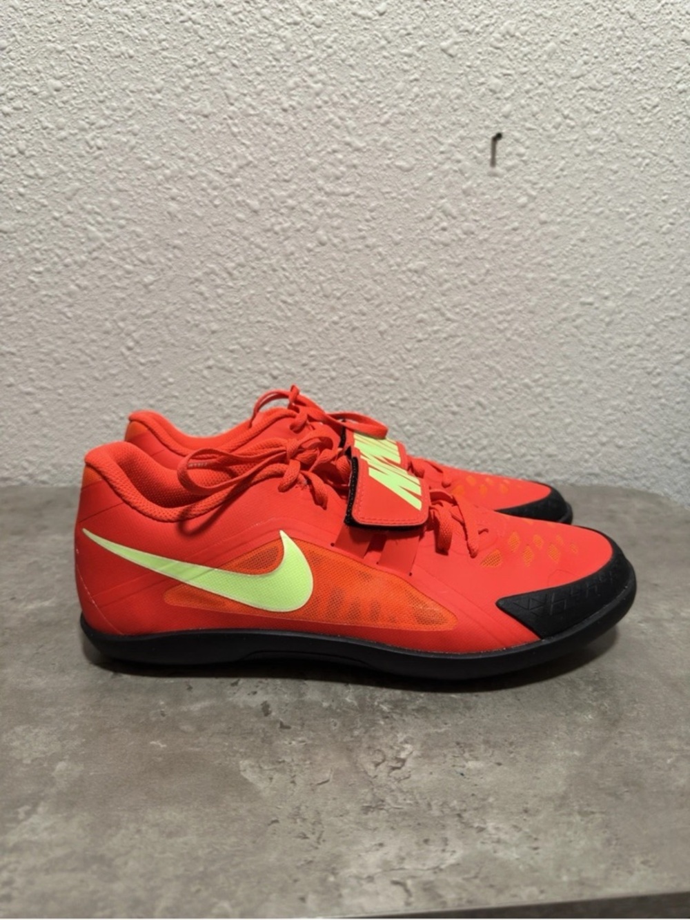 Nike Zoom Rival SD 2 Throwing Shoes Bright Crimson FZ9665-600 Men's Size 9.5